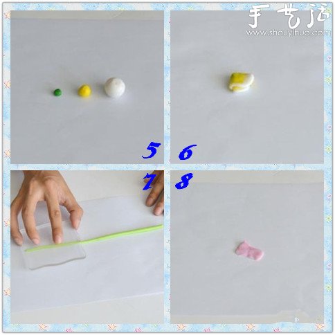 首饰泥DIY易打理的多肉植物盆栽(图3)