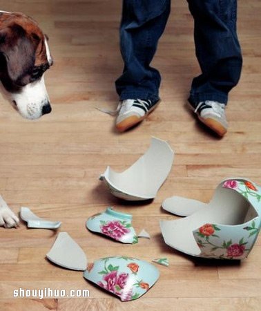 打破的花盆变废为宝 DIY童话般美丽的盆景(图1)