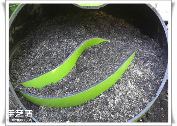 废品利用手工制作盆景 塑料废弃物DIY盆景教程(图10)