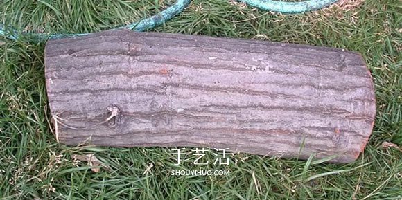 原木树桩制作山水盆景 自制树桩山水盆景方法(图2)