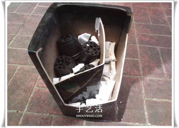 破花盆变盆景的方法 DIY破花盆盆景小制作(图6) 破花盆变盆景的方法 DIY破花盆盆景小制作(图6)