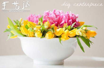 漂亮的手工插花教程(图1)
