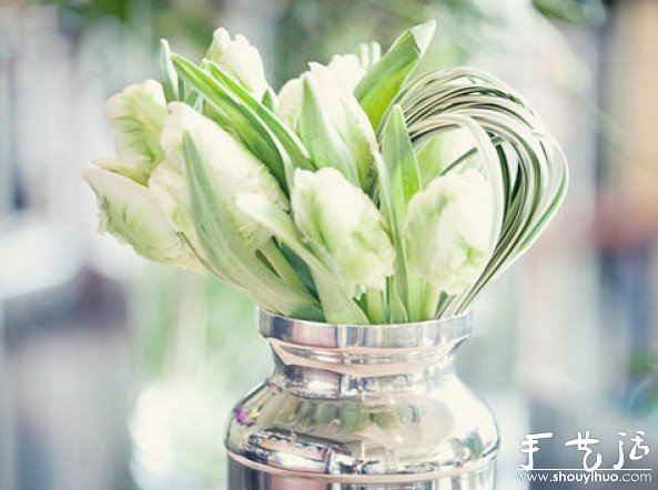 咖啡壶或调酒壶插花的教程(图1)