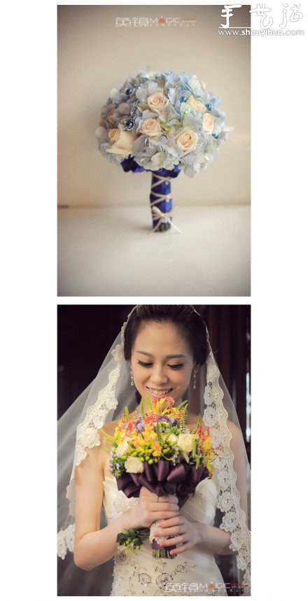 手工制作的精美手捧花欣赏(图4)