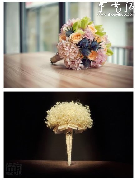 手工制作的精美手捧花欣赏(图8)