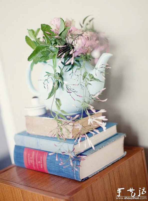 茶壶插花的教程(图9)