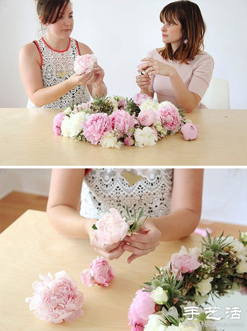 美好手工创意：DIY鲜花簇拥的梳妆镜(图4)