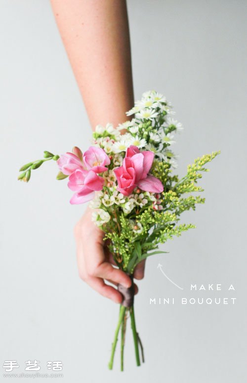唯美插花手工DIY图解教程(图1)