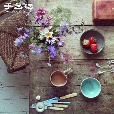 唯美插花作品欣赏 让人陶醉的时光味道(图8)