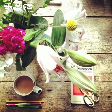 唯美插花作品欣赏 让人陶醉的时光味道(图9)