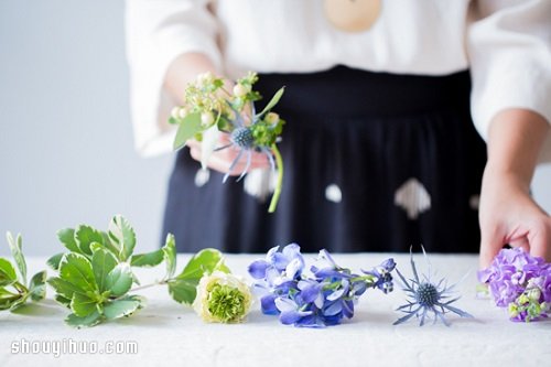 随意花卉组合搭配 DIY漂亮插花教程图解(图3)