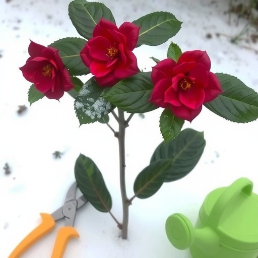 冬季养护山茶花要点 山茶花的养殖方法(图1)