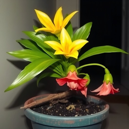 君子兰常见几种异常现象分析(图1)