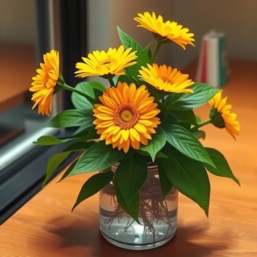 如何养护水培菊花(图1)