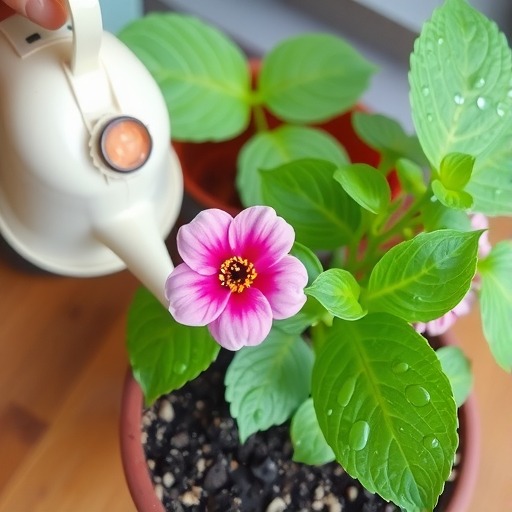 家庭盆栽花卉浇水注意要点