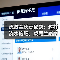 虎皮兰长高秘诀：这样浇水施肥，虎尾兰蹭蹭窜到两米高，还能年年开花特别香(图3)
