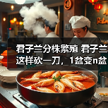 君子兰分株繁殖 君子兰这样砍一刀，1盆变n盆，多到摆不下(图4)