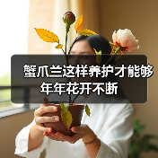 蟹爪兰这样养护才能够年年花开不断(图4)