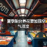 夏季阳台养花要加强空气湿度(图1)