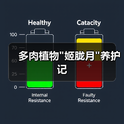 多肉植物姬胧月养护记(图4)