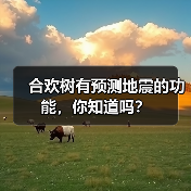 合欢树有预测地震的功能，你知道吗？(图1)
