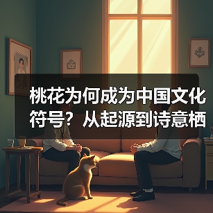 桃花为何成为中国文化符号?从起源到诗意栖居的千年演变(图3) 桃花为何成为中国文化符号?从起源到诗意栖居的千年演变(图3)