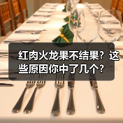 红肉火龙果不结果？这些原因你中了几个？(图2)