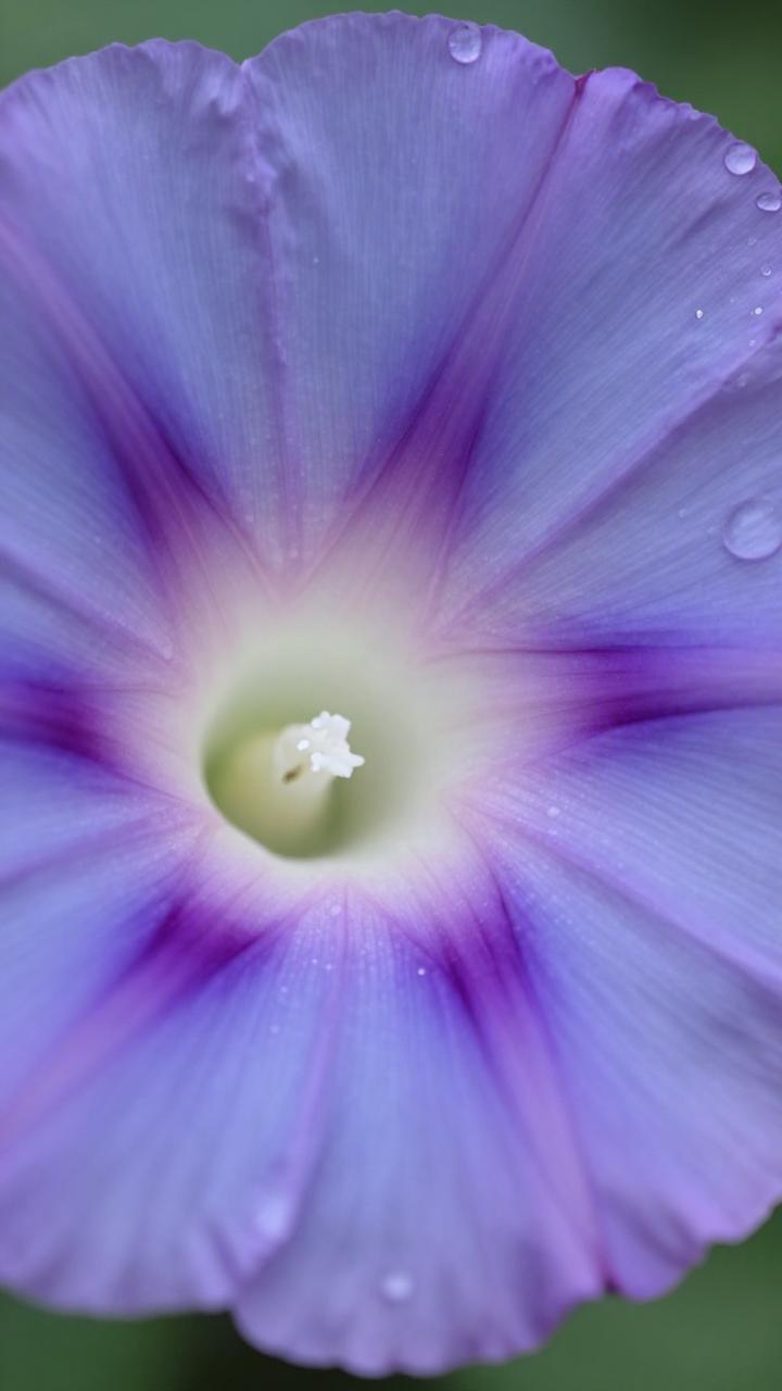 牵牛花盛开如晨曦中的号角(图1)