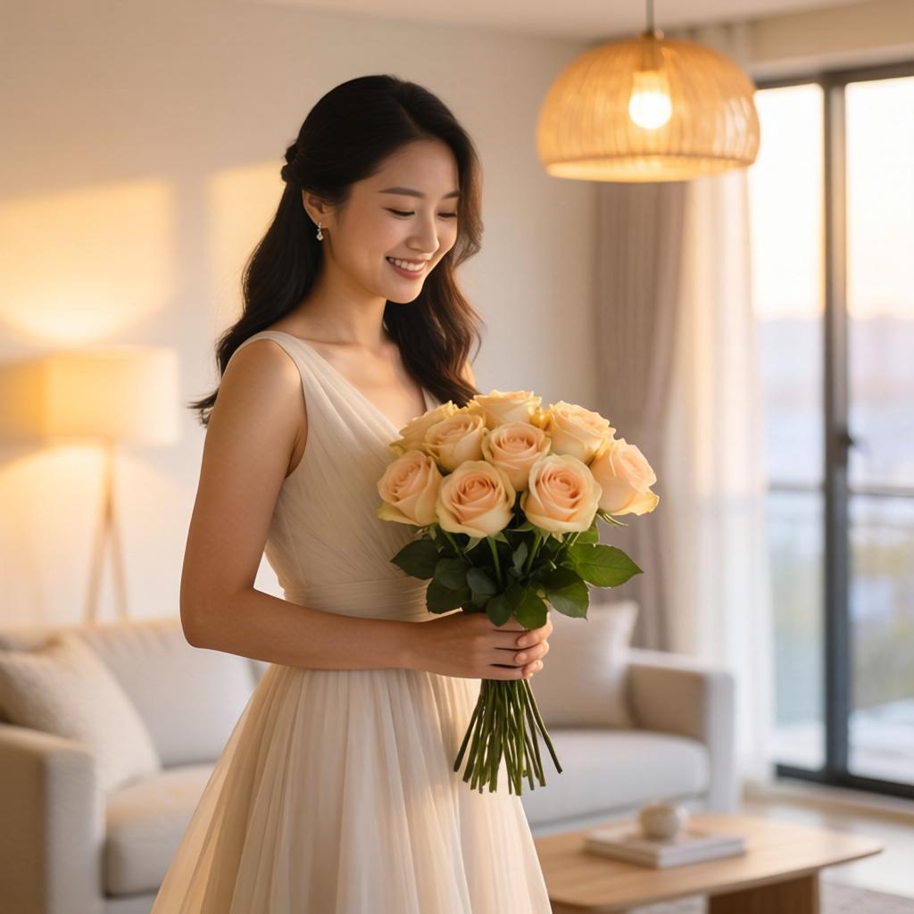 七朵玫瑰花，情深意重的象征(图1)