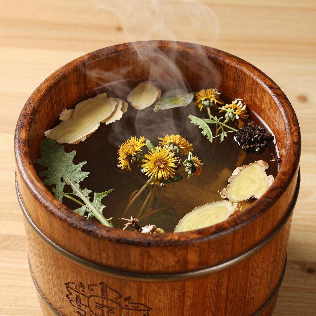 蒲公英泡脚，健康之选，功效与作用一览(图1)