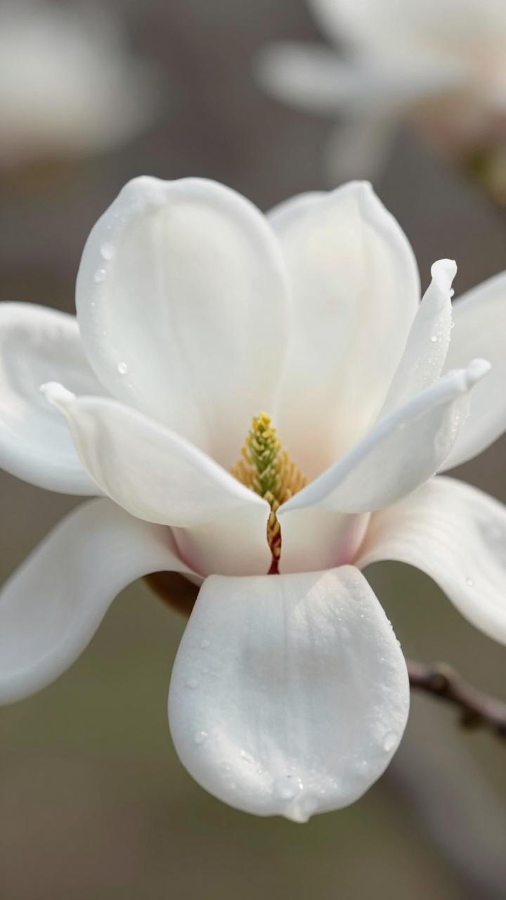 玉兰花之姿，春日里的清雅之花