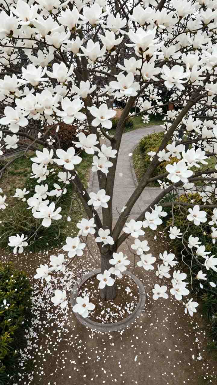 玉兰花之姿，春日里的清雅之花(图3)