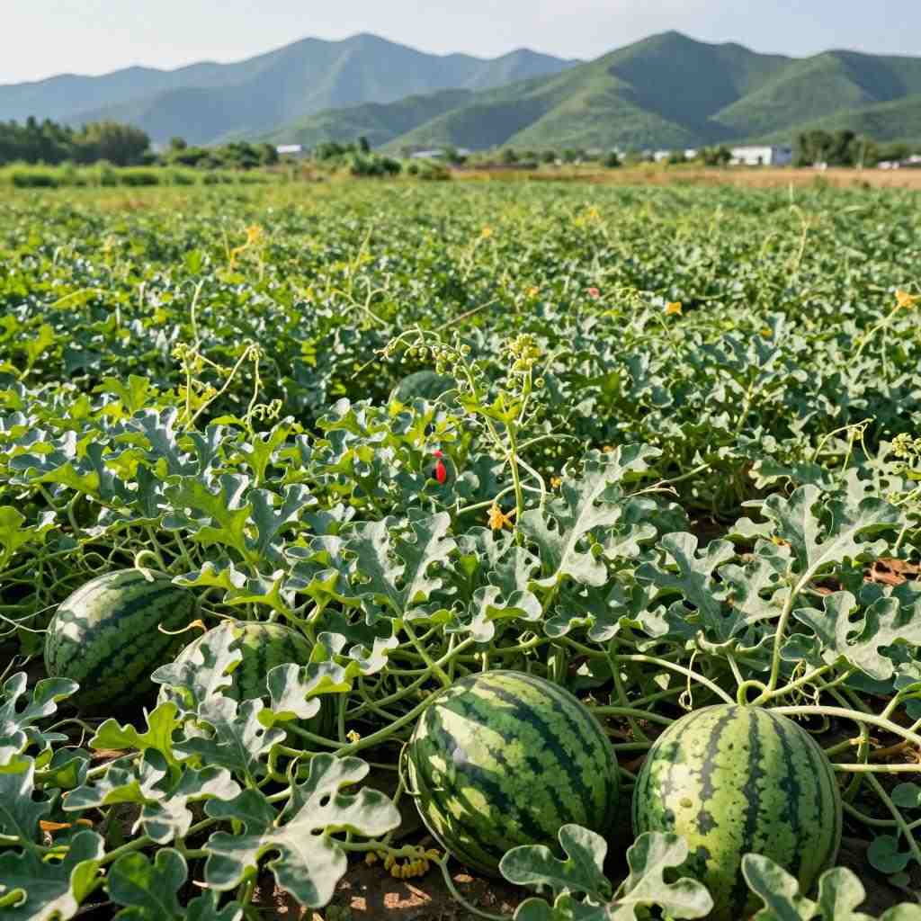 夏日瓜田，多彩西瓜图片猜猜看