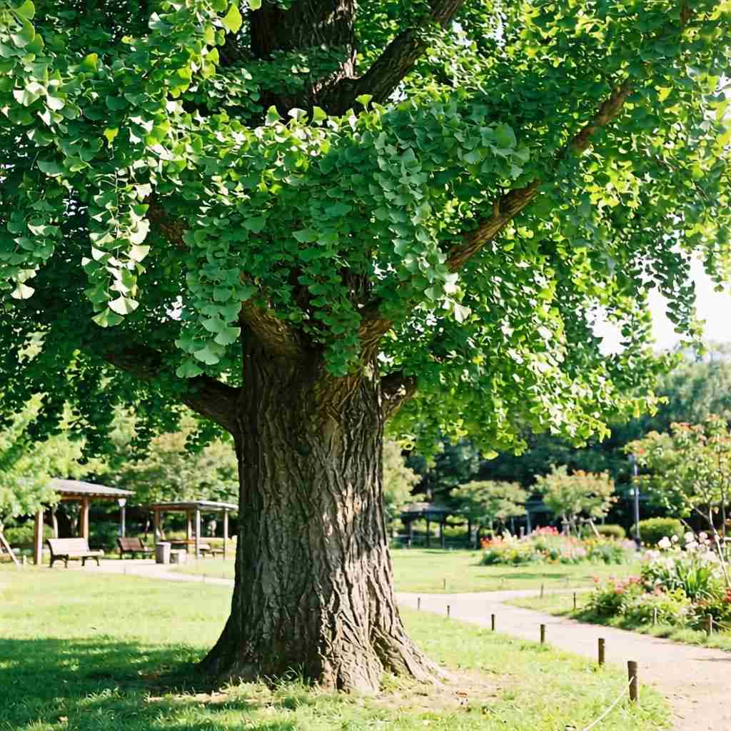 银杏，古老的活化石植物