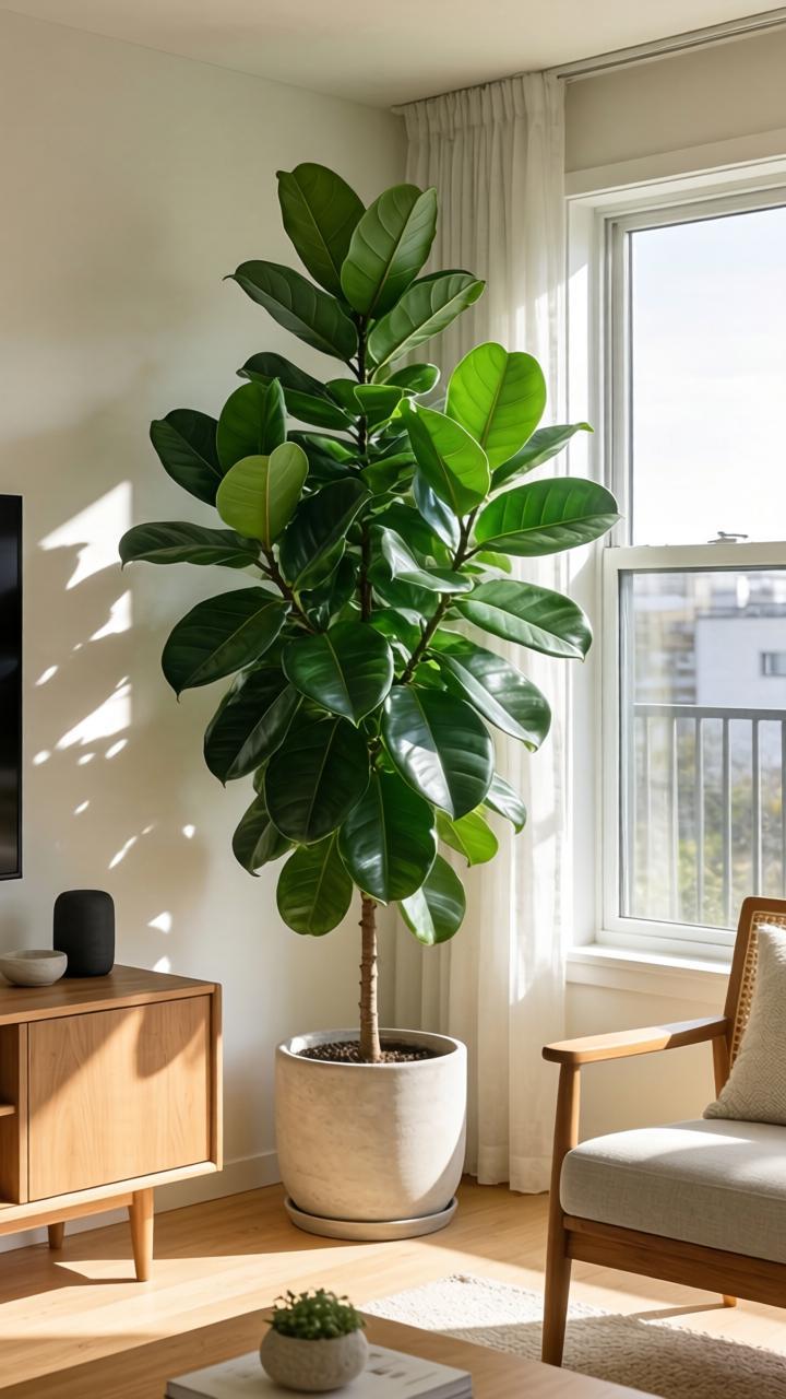 橡皮树，绿植的守护者与家居的装饰佳品