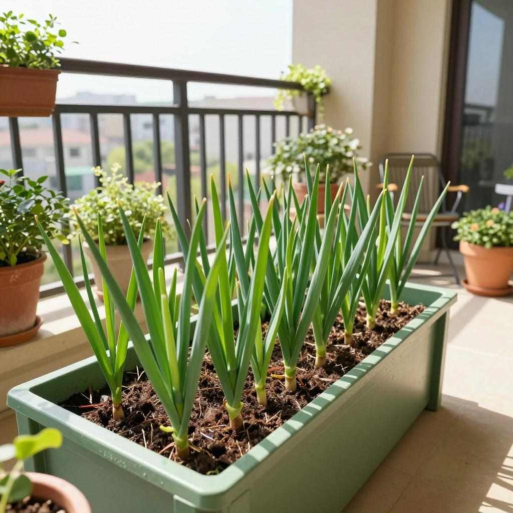 阳台种韭菜，寓意丰收而非不吉利