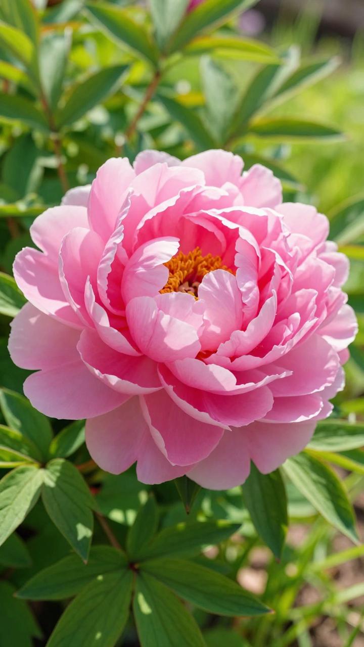 牡丹花的绚丽色彩