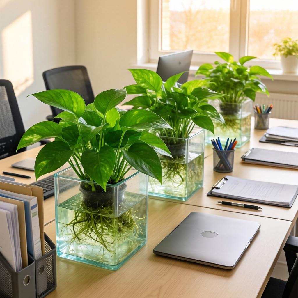 水培绿萝，如何快速生长的秘诀(图1)