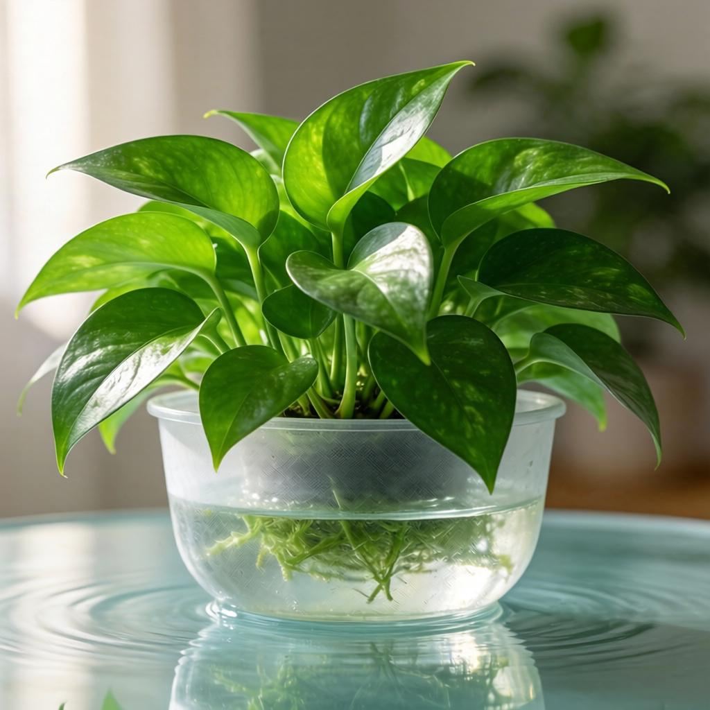 水培绿萝，如何快速生长的秘诀(图3)