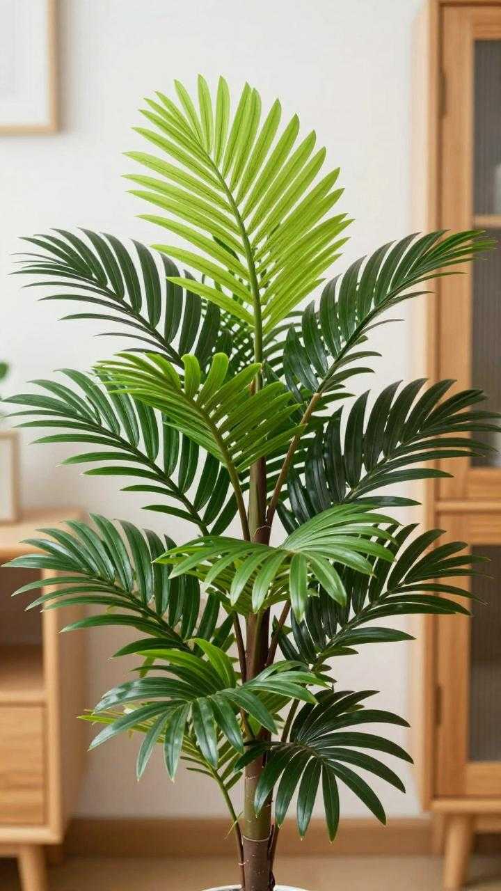 袖珍椰子花开之美