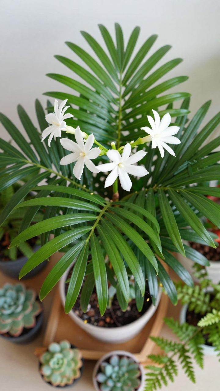 袖珍椰子花开之美(图2)