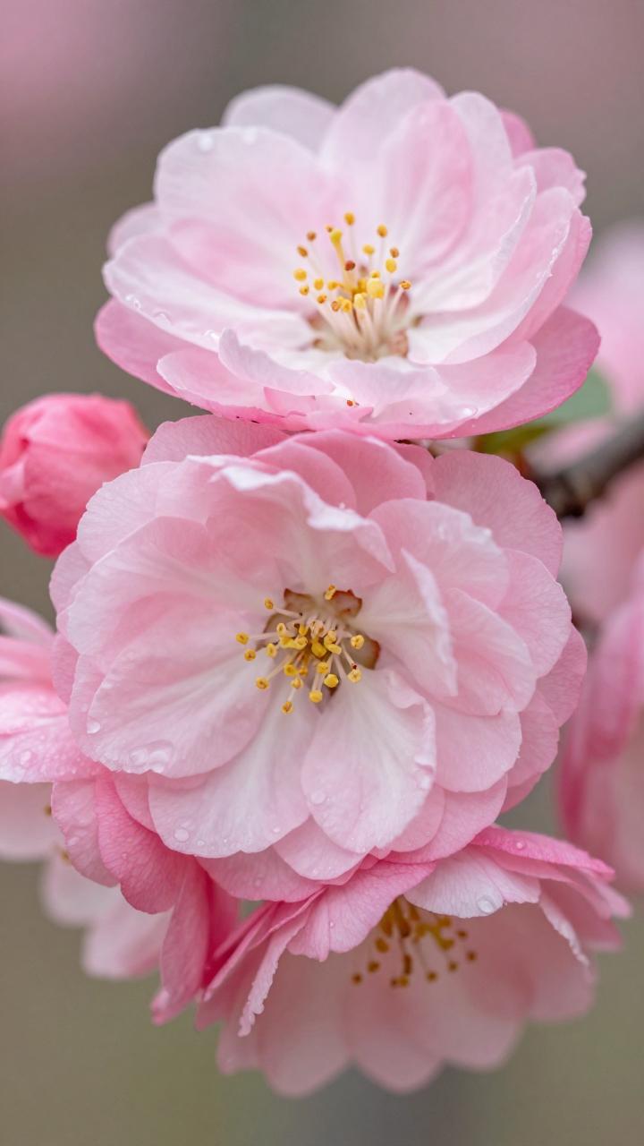 海棠花，春的使者，爱情的象征