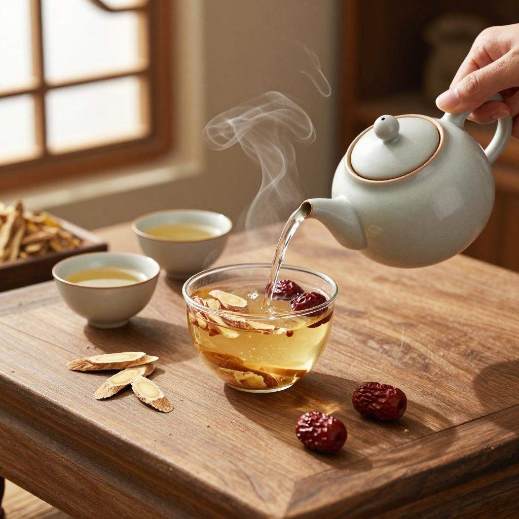 黄芪红枣茶，滋养身心，功效非凡
