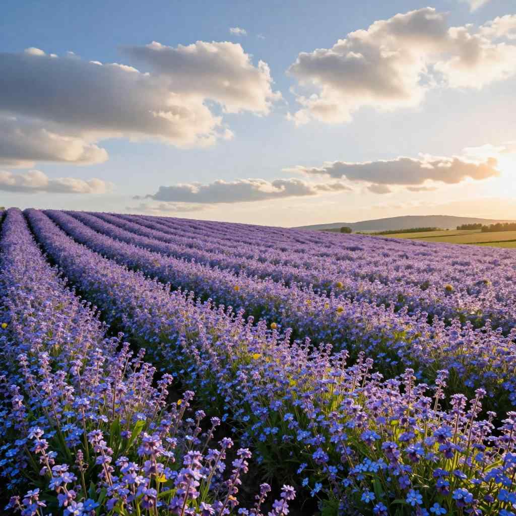 勿忘我鲜花的美丽瞬间(图1)