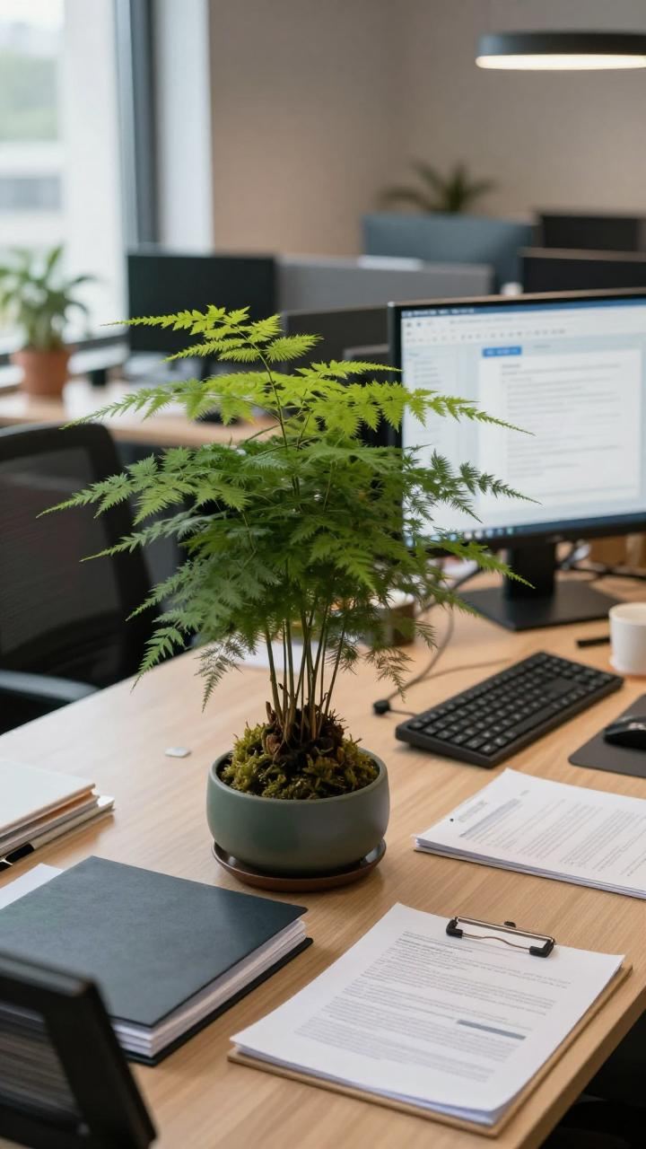 文竹盆景之美，静谧与雅致的完美结合(图1)