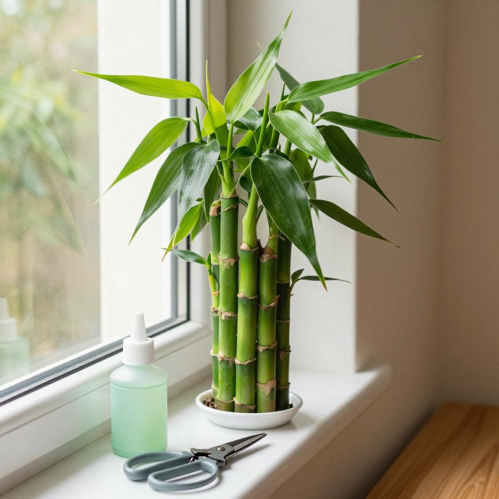 富贵竹水养生根快速法