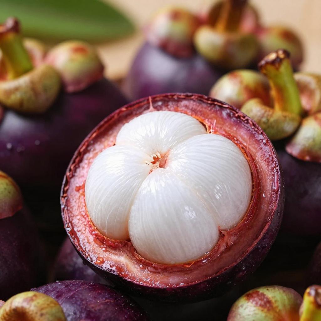 山竹的美丽瞬间，自然之果的魅力