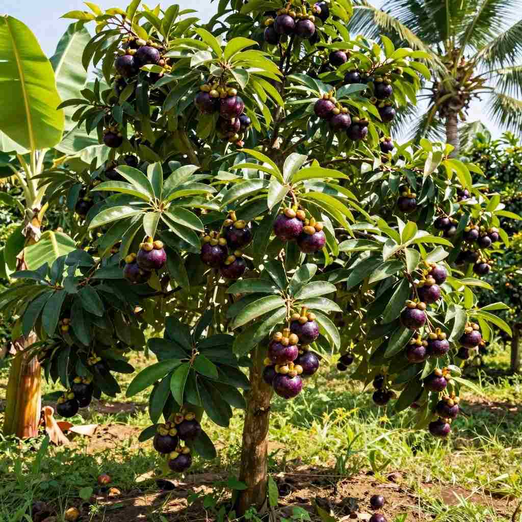 山竹的美丽瞬间，自然之果的魅力(图1)